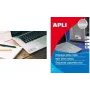 Etykiety APLI SP-10066, srebrne, A4, poliester, 4,57x2,12 cm, 960 szt.