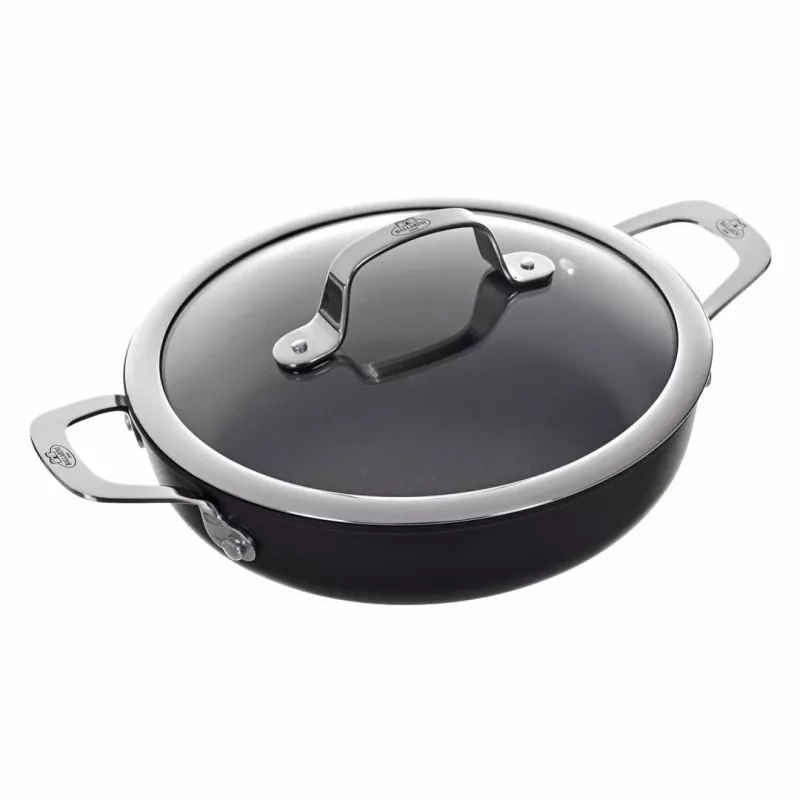 BALLARINI Alba ALBG3ED.24D głęboka patelnia z 2 uchwytami 24 cm