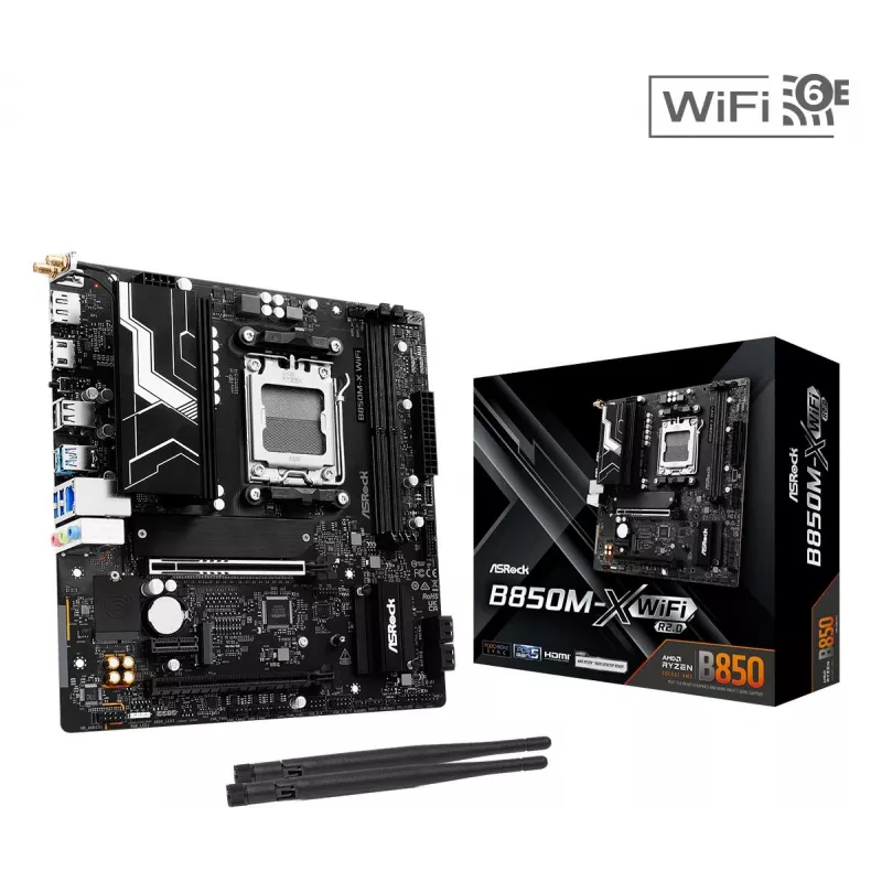 ASRock B850M-X WiFi R2.0 AMD B850 AM5 Micro-ATX Płyta Główna
