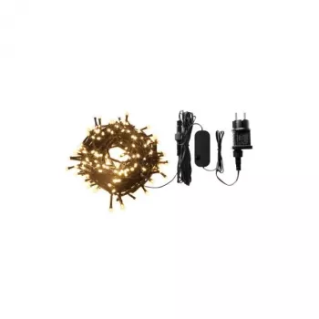 WOOX R5168 lampka łańcuchowa 5 m 200 LED ciepłobiała wewnętrzna zewnętrzna
