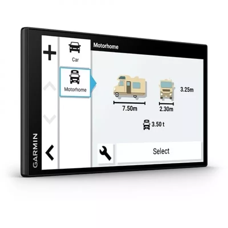 Garmin Camper 795 System nawigacyjny Przenośny / Stały 17,6 cm (6,95 inch) TFT Ekran dotykowy 239,6 g Czarny (010-02747-10)
