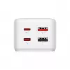 Przedłużacz zasilający FIXED FIXCS65-1.5-WH z 2× USB-C PD 65W i 2× portami USB-A