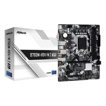 ASRock B760M-HDV/M.2 D4 DDR4 LGA 1700 Micro-ATX Płyta główna