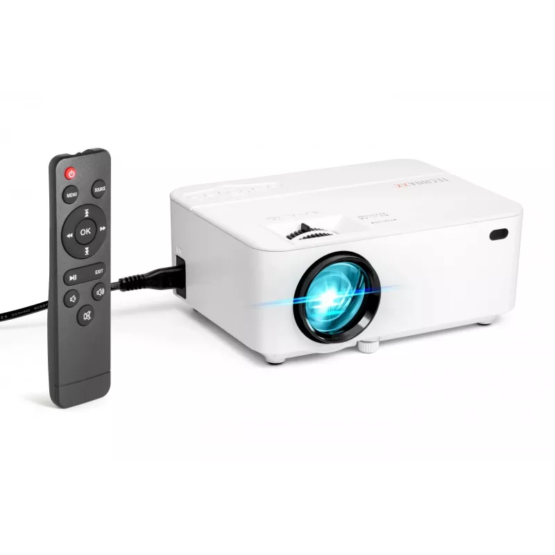Technaxx TX-113 Standard Throw Projector 1800 ANSI Lumens LED 800x480 Biały
