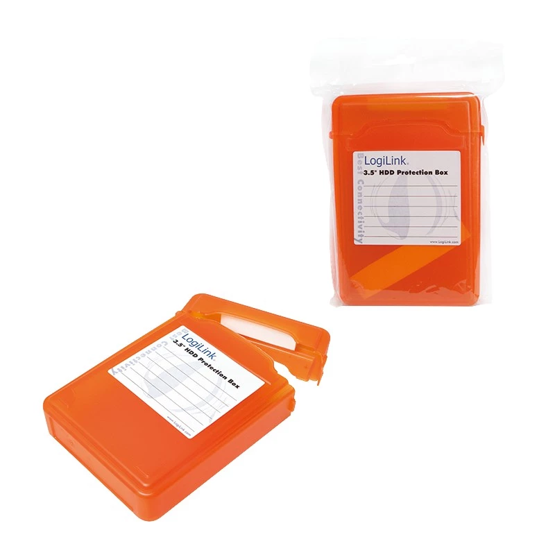 Pudełko ochronne na HDD 3,5', pomarańczowe