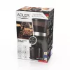 Profesjonalny młynek do kawy, stalowe żarna, 31 ustawień mielenia, Café 90g/m, Adler, AD4450, 300, Czarny