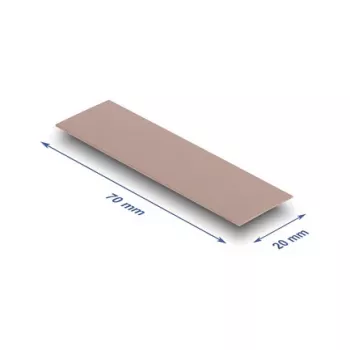 Podkładka termiczna DeLOCK 18479 3 W/m·K Różowa 20x70x0.75 mm