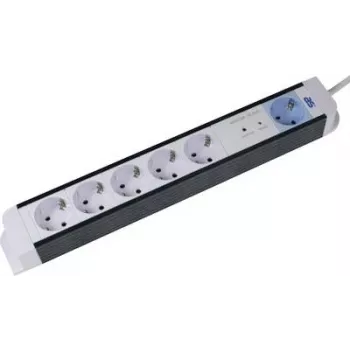 Power strip AS Schwabe Power Strip 18672 z funkcją Master/Slave, biało-czarna