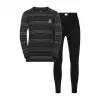 Odlo Set long ACTIVE WARM ECO SET dziecięcy komplet bielizny, rozmiar 104 cm, czarno-szary
