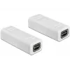 adapter złącza złącza kabla DeLOCK 65450 Mini DisplayPort biały