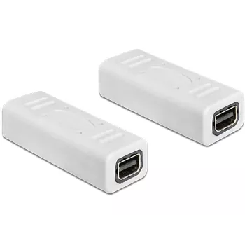 adapter złącza złącza kabla DeLOCK 65450 Mini DisplayPort biały