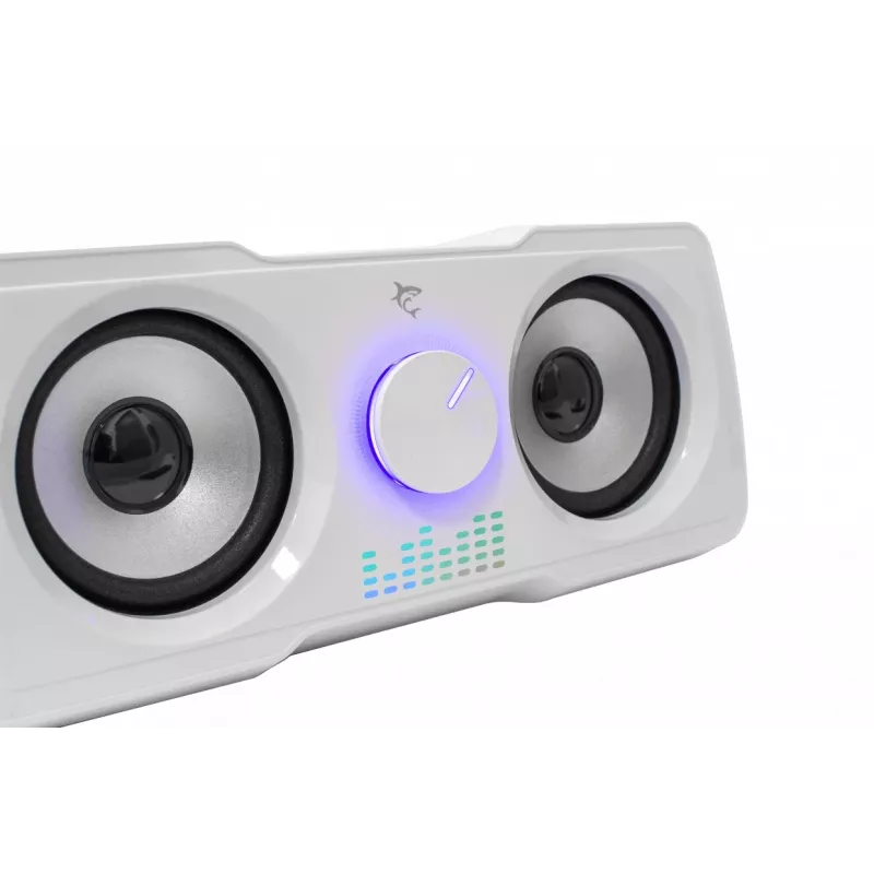 System głośników gamingowych White Shark GSP-968 Mood RGB 2.2 Biały