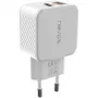 nevox USB PD Type C + USB QC 3.0 Ładowarka 30 W Biały (2009)