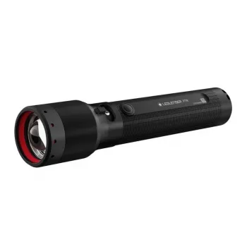 Latarka ręczna Ledlenser P7R Czarna akumulatorowa LED 1000 lumenów, 3,7 V 21700, IP68, 159 mm, 360 g