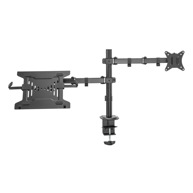 Uchwyt ścienny do monitora SBOX LCD-LM01-2 do ekranów 13–27 cali, maks. obciążenie 12 kg, VESA 100x100