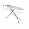 Deska do prasowania pełnowymiarowa VILEDA Bravo Plus 143032 — regulowana wysokość 80–97 cm, blat 380×1200 mm, blat z siatki stalowej