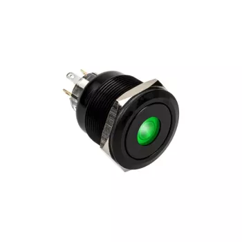 DimasTech Vandalismustaster 25mm Czarnyline Dot RGB (PD224) – wandaloodporny przycisk