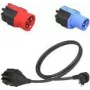 Adapter gniazdowy NRGkick NRGkick Smart Attachment Set Standard czarny niebieski czerwony