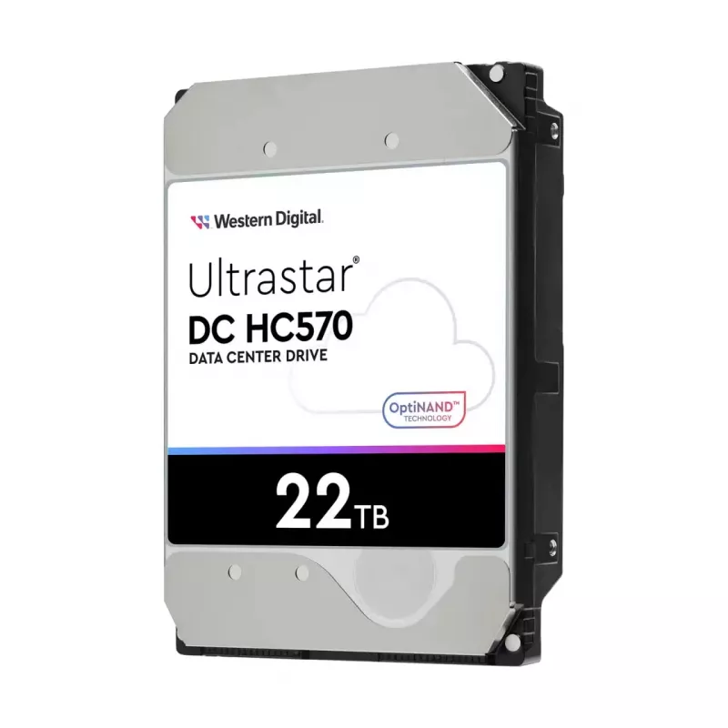 WD Ultrastar DC HC570 - Festplatte - 22TB - intern - 3.5 (8,9 cm) - SATA 6Gb/s - 7200 U/min - Puffer: 512MB - für Intel Next Unit of Computing 13 Extr