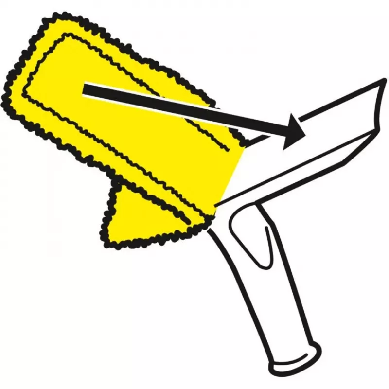 Akcesorium do myjki do okien Karcher 2.633-130.0 — ściereczki do czyszczenia z mikrofibry 275 mm (2 szt.)