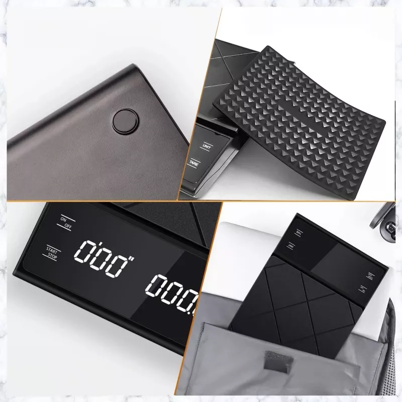 Waga kuchenna Extralink EX.32266 z wyświetlaczem LCD — waga do kawy, kompaktowa do użytku domowego