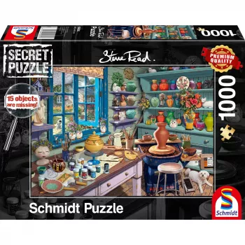 Steve Read: Secret Puzzles - artist studio (1000 elementów)