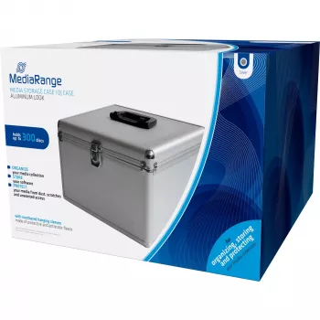 MEDIARANGE BOX76 - Pudełko obudowy - 300 dysków - Srebrny - Polar - Plastik - Drewno - 120 mm - Aluminium