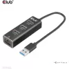 Hub USB CLUB3D USB 3.2 Gen1 Type-A, 3 porty i Gigabit Ethernet