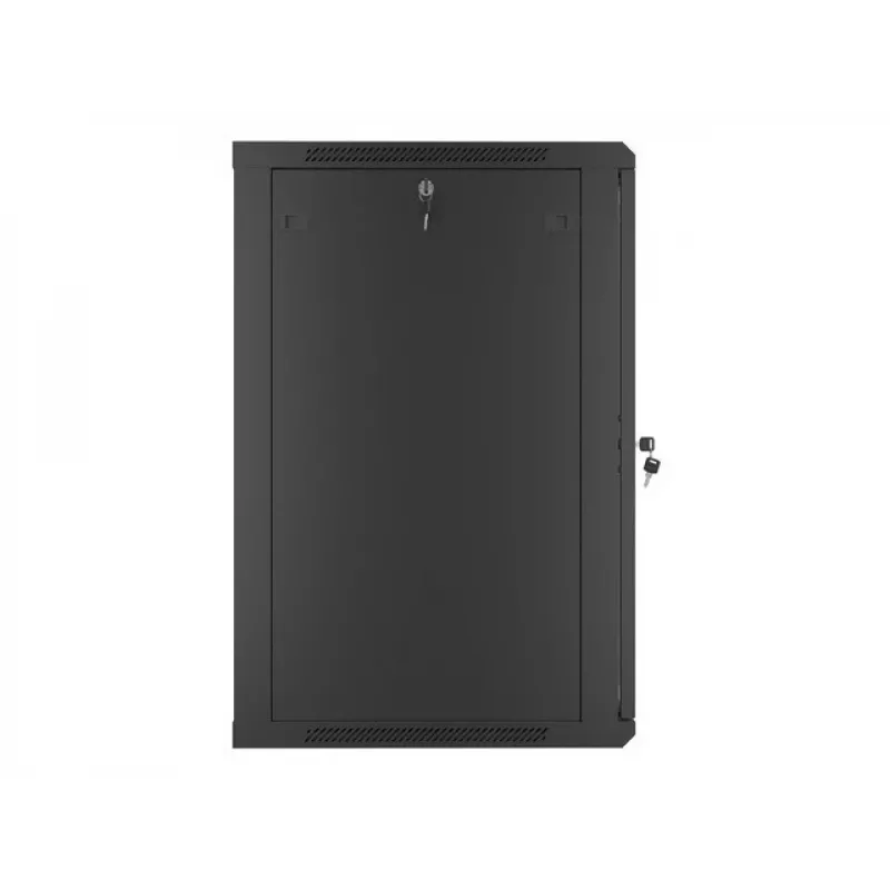 Szafa wisząca LANBERG WF01-6618-10B, 18U, 600×600×907 mm, czarna, 60 kg