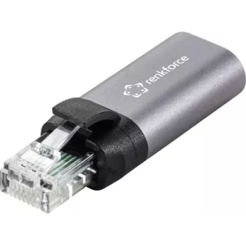 Renkforce RJ45 USB-C Adapter sieciowy [1x wtyk RJ45 - 1x gniazdo] (RF-4883626)