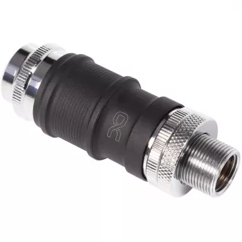 Zestaw szybkozłączy Alphacool Quick Disconnect Set BLH1A IG-IG z końcówką Schott – para złączy szybkorozłącznych do końcówek G½/G1/4