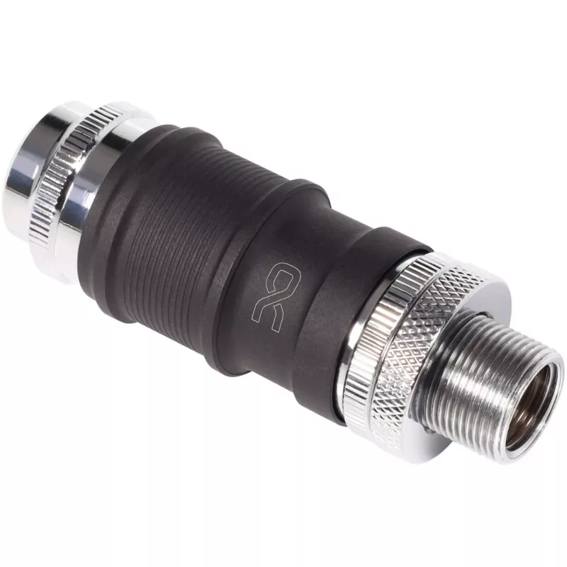 Zestaw szybkozłączy Alphacool Quick Disconnect Set BLH1A IG-IG z końcówką Schott – para złączy szybkorozłącznych do końcówek G½/G1/4