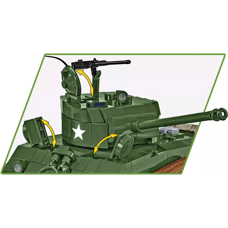 Klocki Sherman M4A2E8 865 klocków