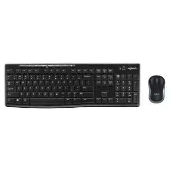 Logitech Wireless Combo MK270 - zestaw klawiatura i mysz - bezprzewodowy - 2,4 GHz - francuski (920-004510)