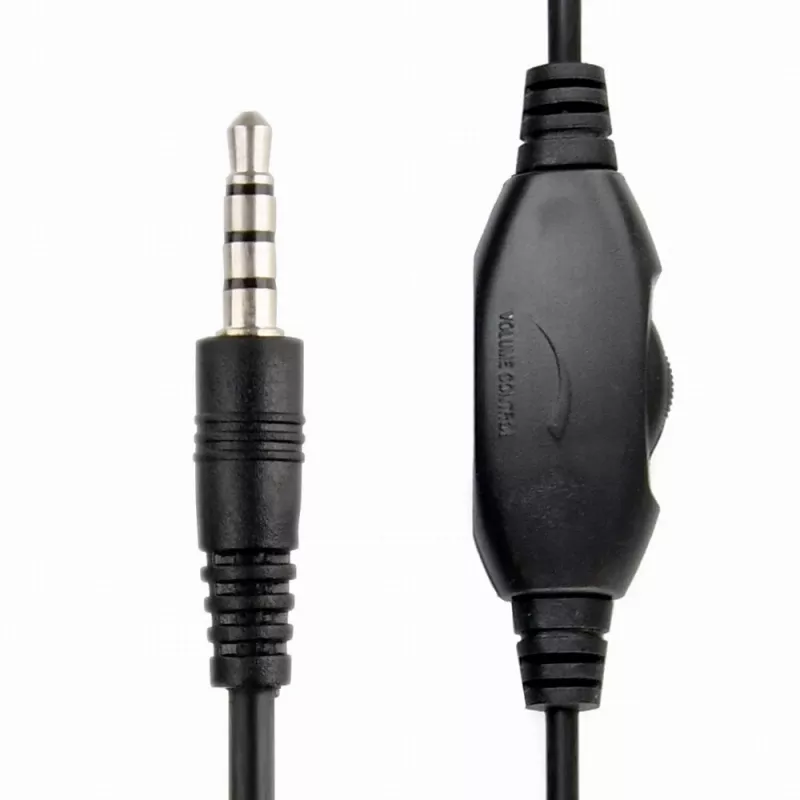 Przewodowy zestaw słuchawkowy do gier GEMBIRD MHS-03-BKRD — binauralny, wokółuszny, 3,5 mm, kabel 1,8 m, czerwono-czarny