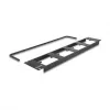 DeLOCK 88195 Panel krosowy 19-calowy typu D z 4 płytami, 16 portów, 2U, czarny
