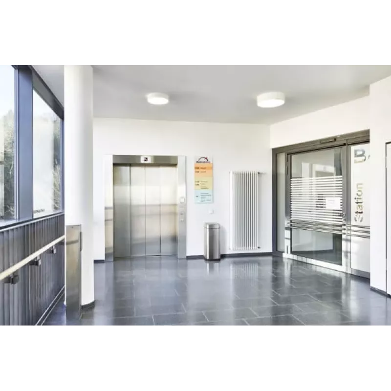 Prostokątny kosz na śmieci Durable NO TOUCH 35 l stal nierdzewna czarny srebrny