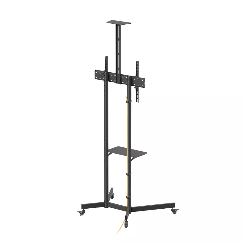 Uchwyt ścienny SBOX FS-401-2 do wyświetlaczy 37–70 cali, nośność 45 kg, płyta 600×400 mm