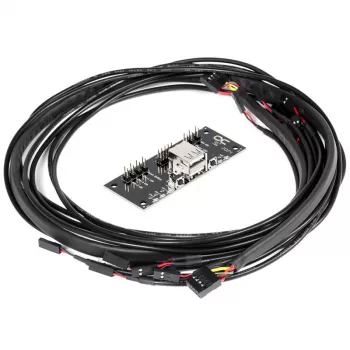 Wewnętrzny kabel zasilający Alphacool 25054 80 m proste złącza