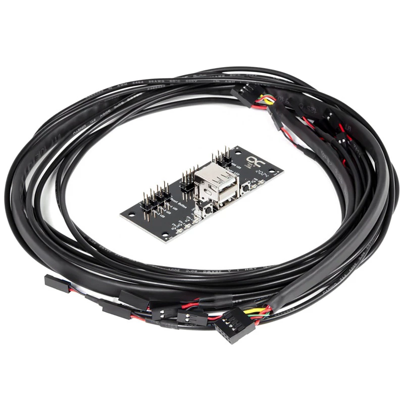 Wewnętrzny kabel zasilający Alphacool 25054 80 m proste złącza