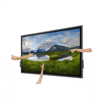 DELL P6524QT Interaktywny panel płaski 163,9 cm (64,5 cala) LCD 350 cd/m² 4K Ultra HD Czarny Ekran dotykowy