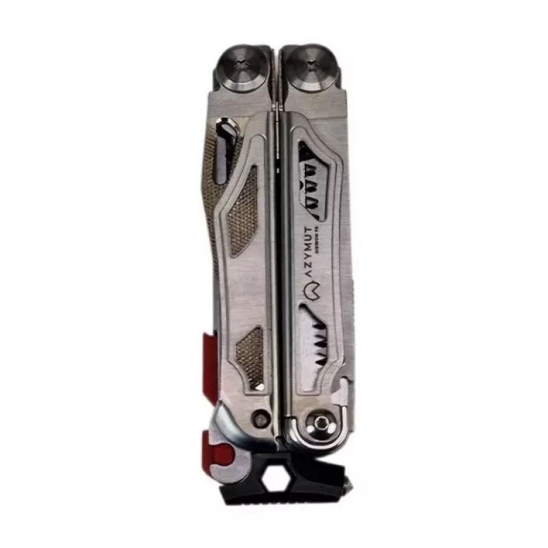 Multitool AZYMUT Giewon FS Fire Starter wielofunkcyjny z 19 narzędziami, krzesiwem, gwizdkiem i pochewką na pasek (H2038A)