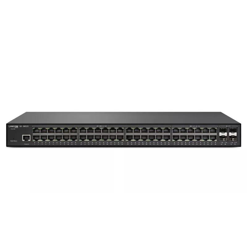 Lancom GS-3628XUP, L3, 2.5G Ethernet (100/1000/2500), Power over Ethernet (PoE), montaż w szafie, 1U