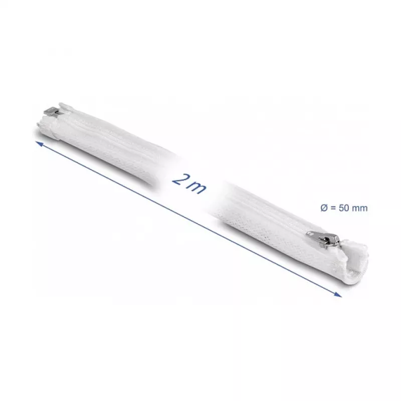Oplot ochronny DeLOCK 20829 2 m x 50 mm biały