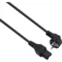 Kabel zasilający helos kątowy CEE 7/7 do IEC 60320 C15 250V 10A 3m