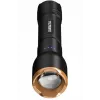 Latarka Duracell DF2500R — czarna, ręczna latarka akumulatorowa