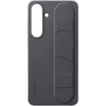 Etui ochronne z uchwytem Samsung do Galaxy S25, czarne, model EF-GS936CBEGEU, pokrowiec ochronny z wbudowaną podstawką i uchwytem