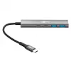 Goobay Slim 4-Port USB-Hub USB-C na USB-A 5 Gbit/s - Plug USB 3.2 (76563)