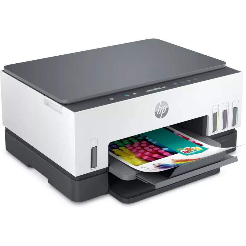 Wielofunkcyjna drukarka HP Smart Tank 670 — termiczna atramentowa, kolorowa, A4, Wi‑Fi/Bluetooth, dupleks, 4800x1200 DPI