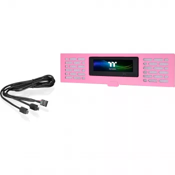 Zestaw panelu LCD Thermaltake AC-067-OOANAN-A1 Mini Tower Pink 5V 14W